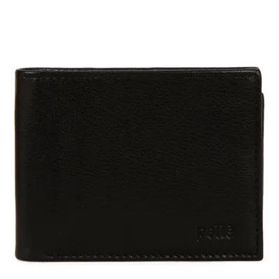 FINAL SALE Leather Center Wing RFID Wallet