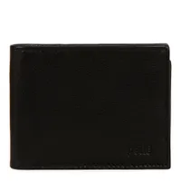 Leather Center Wing RFID Wallet