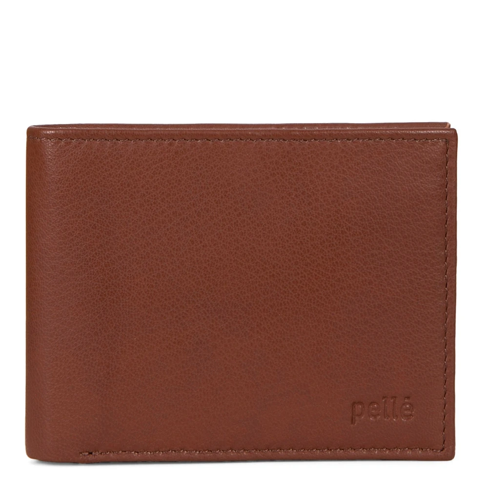 Leather Center Wing RFID Wallet