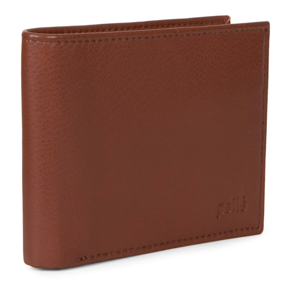 Leather Center Wing RFID Wallet