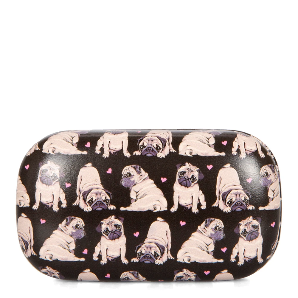 Tracker Pug Hearts Snap Top Case