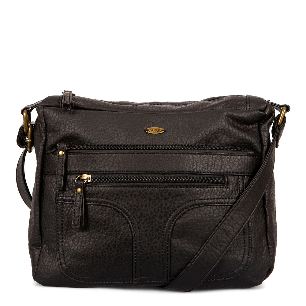 Pebbled E/W Crossbody Bag