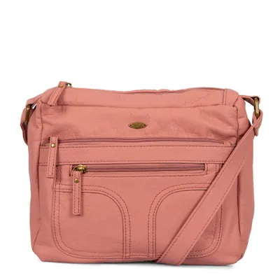 Pebbled E/W Crossbody Bag