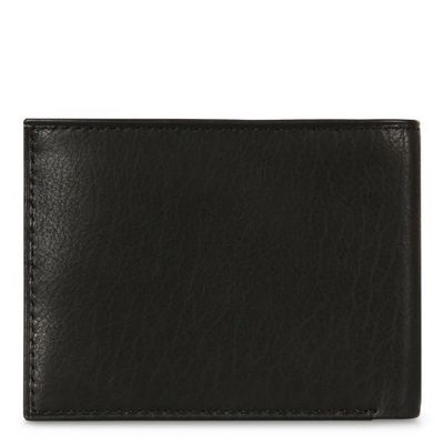 Leather RFID Bifold Wallet with Center Wing