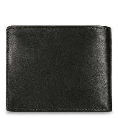 Leather RFID Bifold Wallet With Center Wing