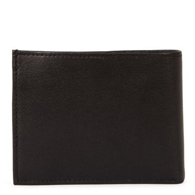 Leather RFID Bi-Fold Centre Wing with coin Pocket Wallet