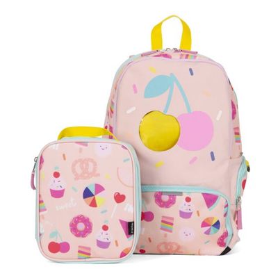 Cherry Backpack and Lunch Box Set