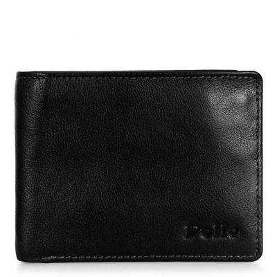 Leather RFID Bifold Wallet with Internal Flip Up ID Window