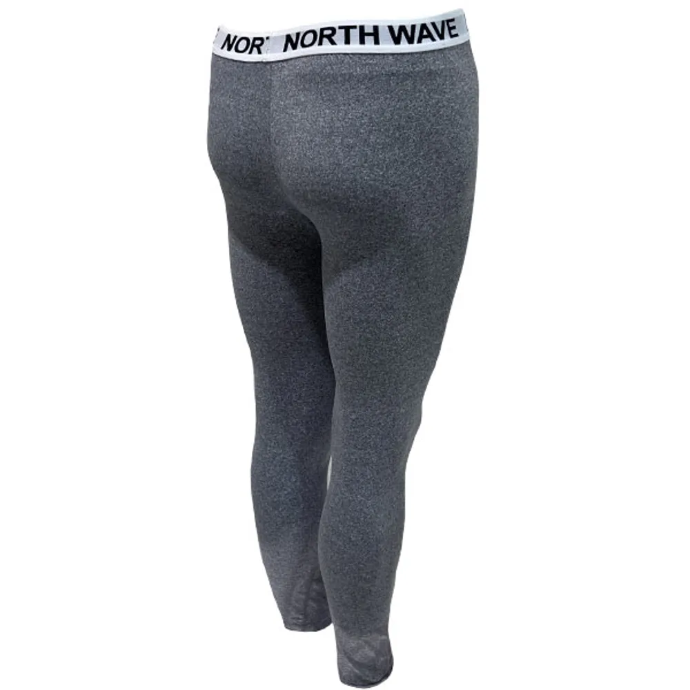 Grey thermal base layer bottom North Wave for men