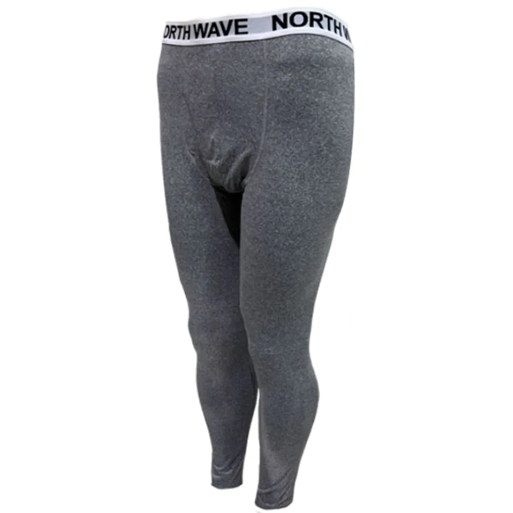 Grey thermal base layer bottom North Wave for men