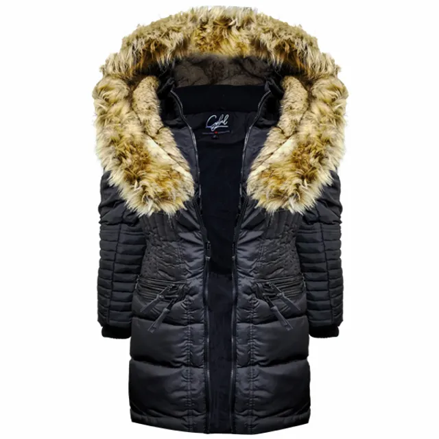 Grey winter coat Cybel for women