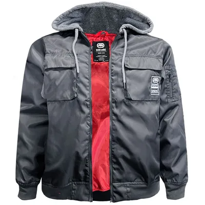 Black spring jacket Ecko Unltd for men