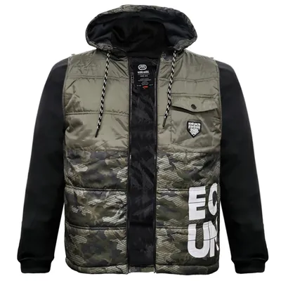 Olive jacket Ecko Unltd for men