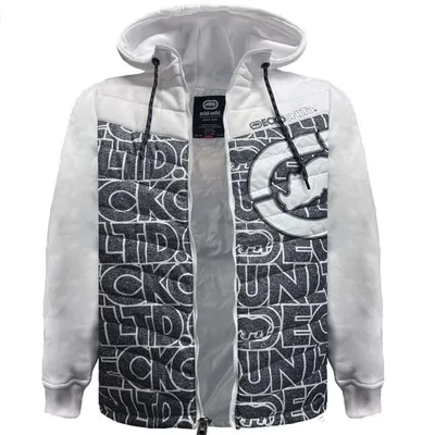 White hybrid jacket Ecko Unltd for men