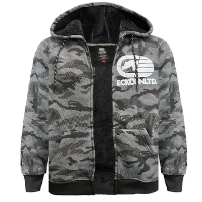 camo sherpa jacket Ecko Unltd for men