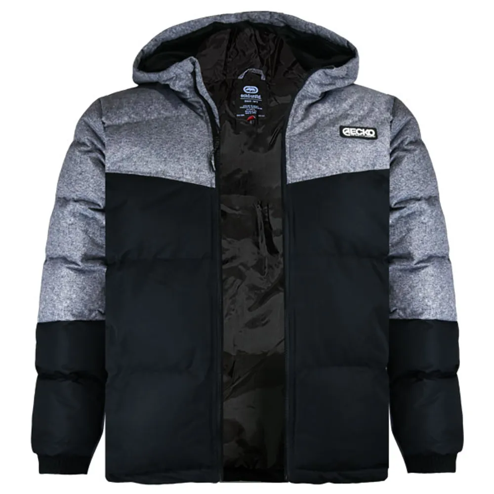 Black winter jacket Ecko Unltd for men