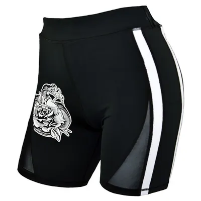 Black biker short Headrush for women