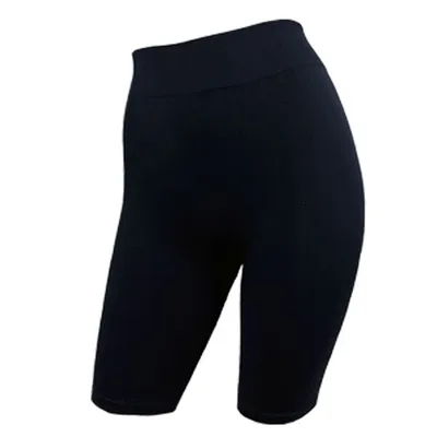 Black biker short legging for women