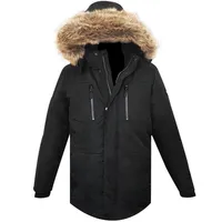 Black parka coat Kitzbuhel for men