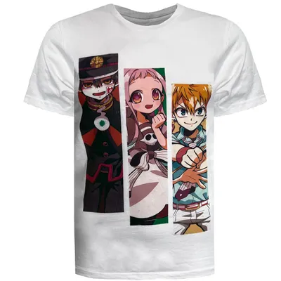 White t-shirt manga unisex