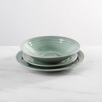 Belmont Dinner Plate - Crackle Celadon