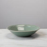 Crackle Celadon Belmont Pasta Bowl | Pottery | Simon Pearce