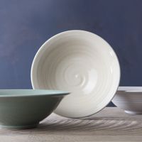 Crackle Celadon Belmont Pasta Bowl | Pottery | Simon Pearce