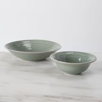 Crackle Celadon Belmont Pasta Bowl | Pottery | Simon Pearce