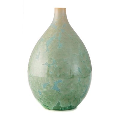 Teardrop Vase, Crystalline Jade | Med Vases | Simon Pearce