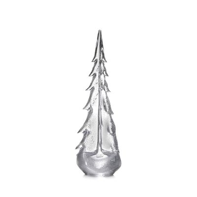 18″ Silver Leaf Evergreen | Glass Tree | Simon Pearce