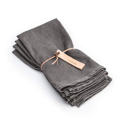 Hemmed Linen Napkin Set | Linens | Simon Pearce