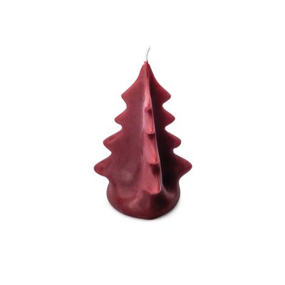 Red Beeswax Tree Candle, 6ʺ | Candles | Simon Pearce
