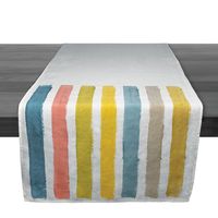 Spring Striped Linen Runner | Linens | Simon Pearce