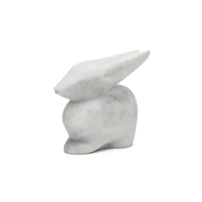 White Marble Rabbit | Home Decor | Simon Pearce