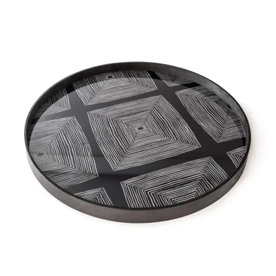 Round Ink Linear Valet Tray, 24.5" | Home Decor | Simon Pearce