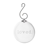 Round Loved Ornament | Ornaments | Simon Pearce