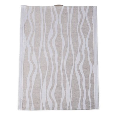 Wood Pattern Linen Bar Towel | Linens | Simon Pearce
