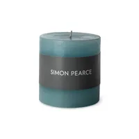 Pillar Candle, 3″ x 4″ — Aquamarine | Candles | Simon Pearce