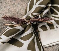 Olive Leaf Linen Napkins, Set of 2 | Linens | Simon Pearce