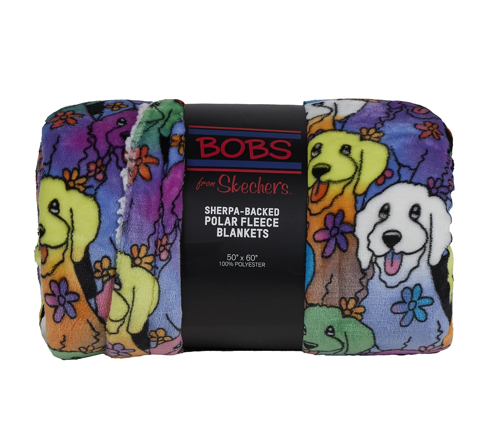 BOBS Aloha Dog Plush Blanket