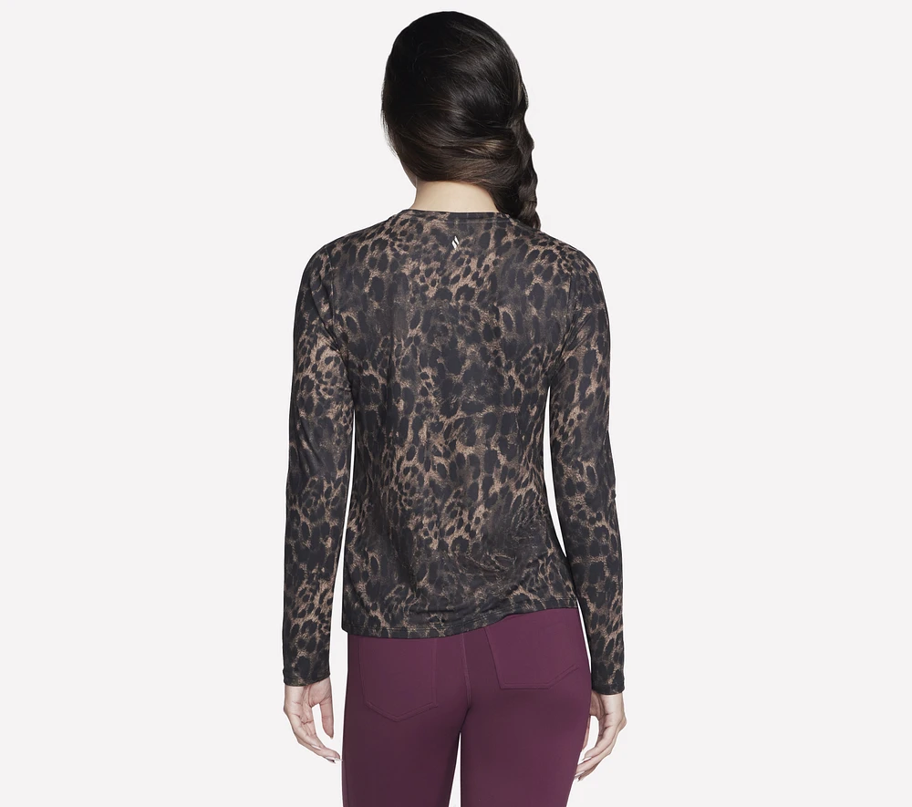 GO DRI Serene Cheetah Long Sleeve