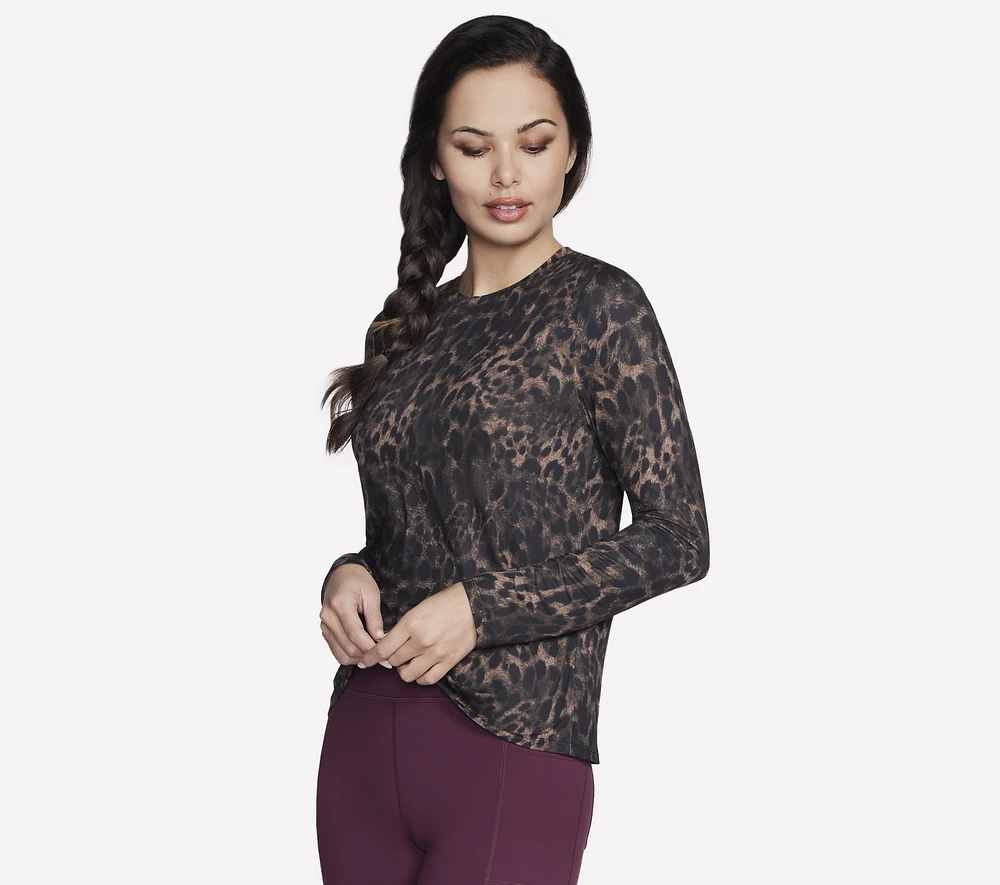 GO DRI Serene Cheetah Long Sleeve