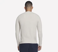 GO KNIT Waffle Henley