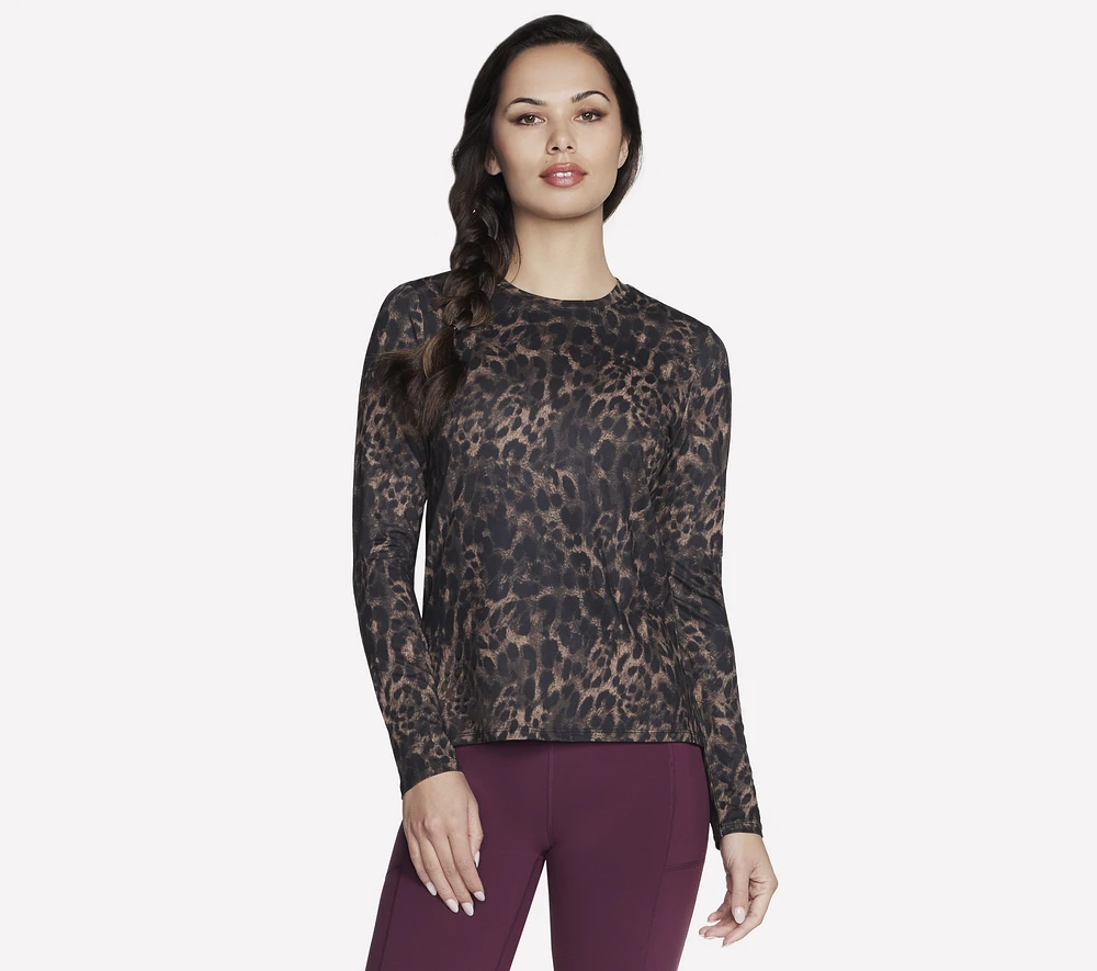 GO DRI Serene Cheetah Long Sleeve