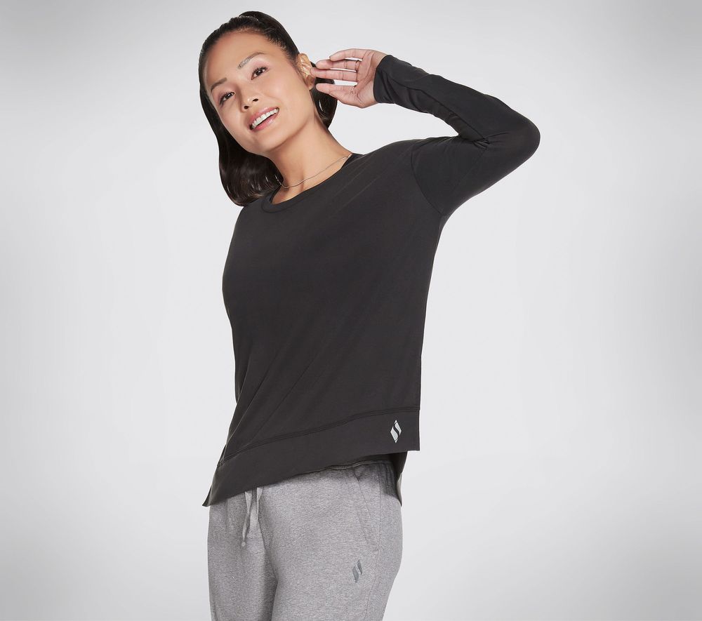 Skechers GoWalk Wear Flow Long Sleeve Top Black