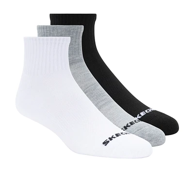 3 Pack Quarter Crew Sport Socks