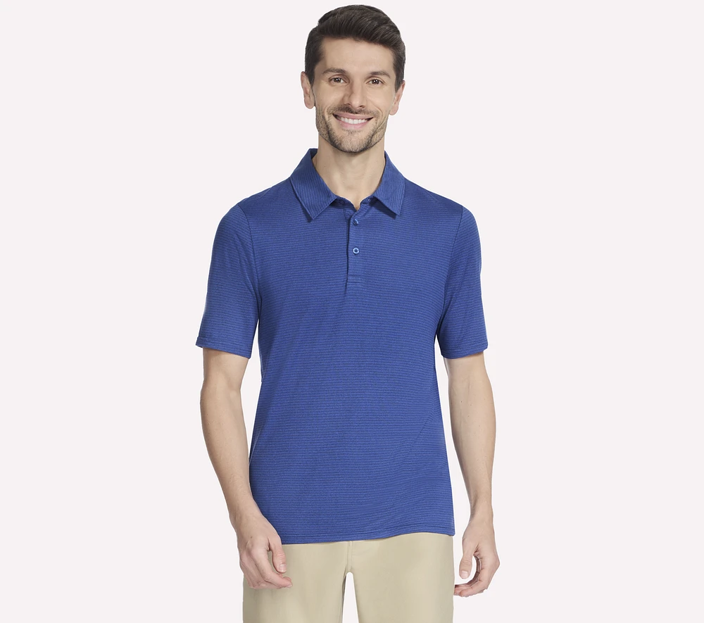 GO GOLF DRI All Day Stripe Polo