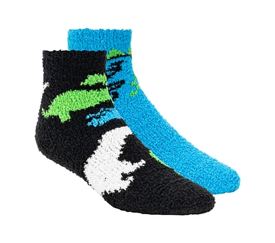 2 Pack Dino Cozy Crew Socks