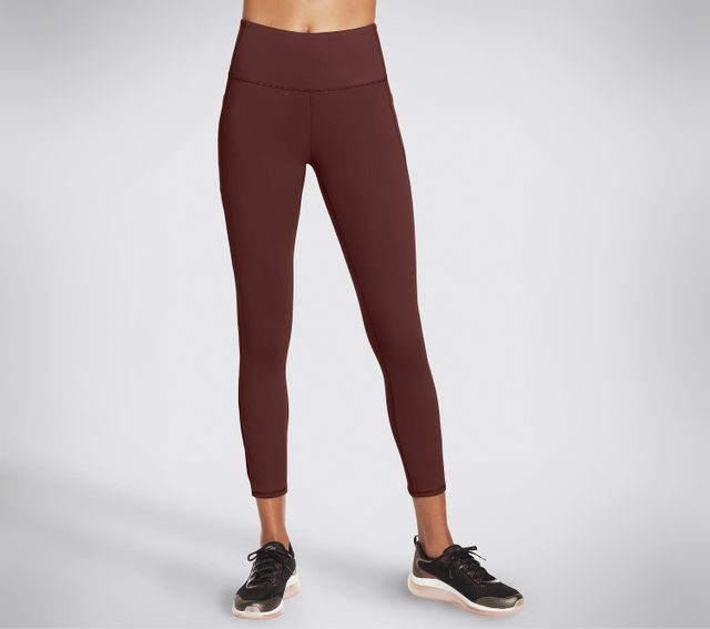 Skechers GOSCULPT Wrap Front Scalloped 7/8 High Waisted Leggings