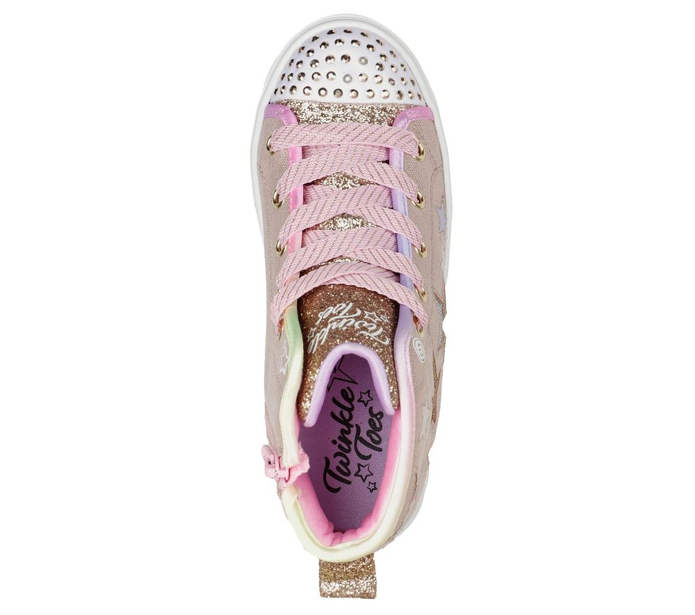 Girls' Twinkle Sparks Star Glitz Hi Top Sneaker 